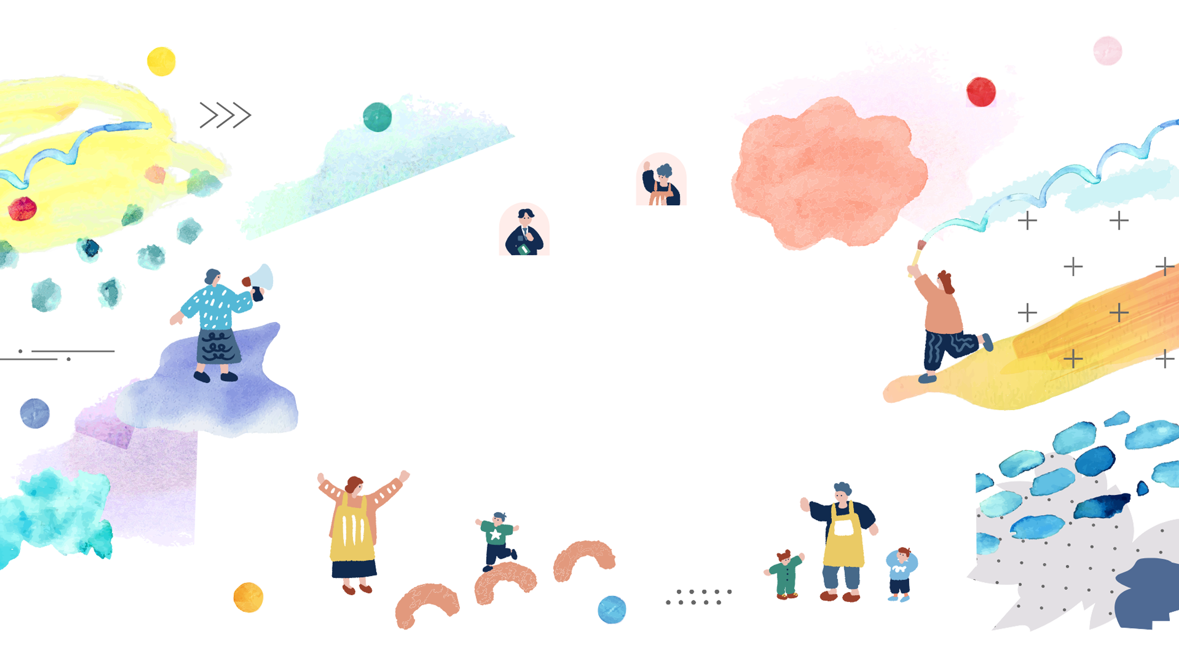 To laugh together. To color the world.